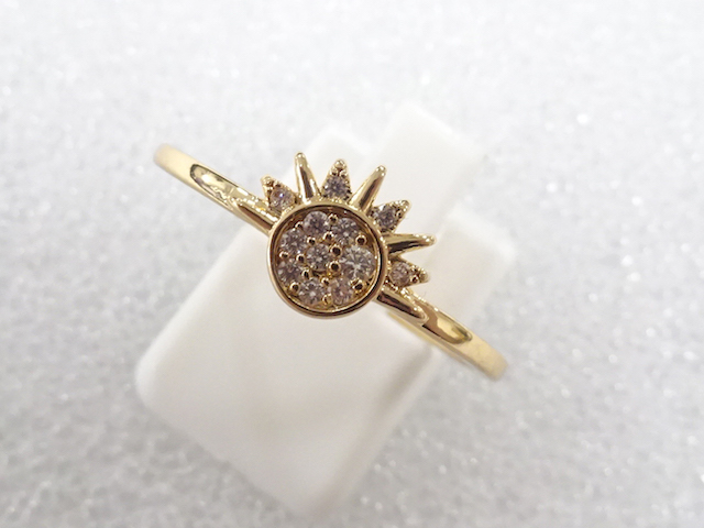 COLORED STONE FASHION RING / JP SIZE 21.5